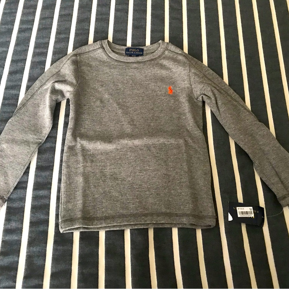 Polo by Ralph Lauren Gray with Orange Horse